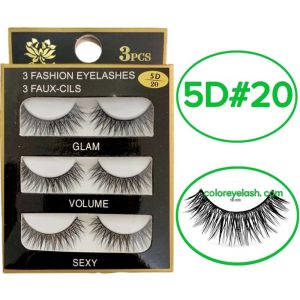 3d Faux Mink Eyelashes ( 3 Pairs)