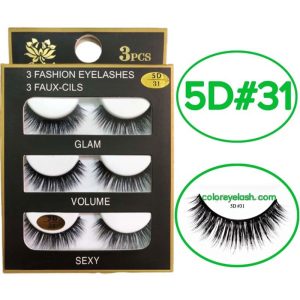 3d Faux Mink Eyelashes ( 3 Pairs)