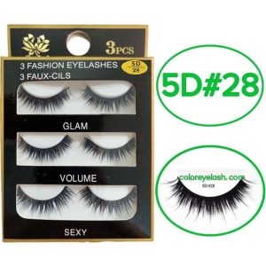 3d Faux Mink Eyelashes ( 3 Pairs)