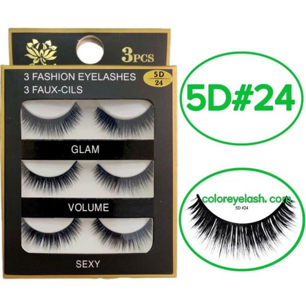 3d Faux Mink Eyelashes ( 3 Pairs)