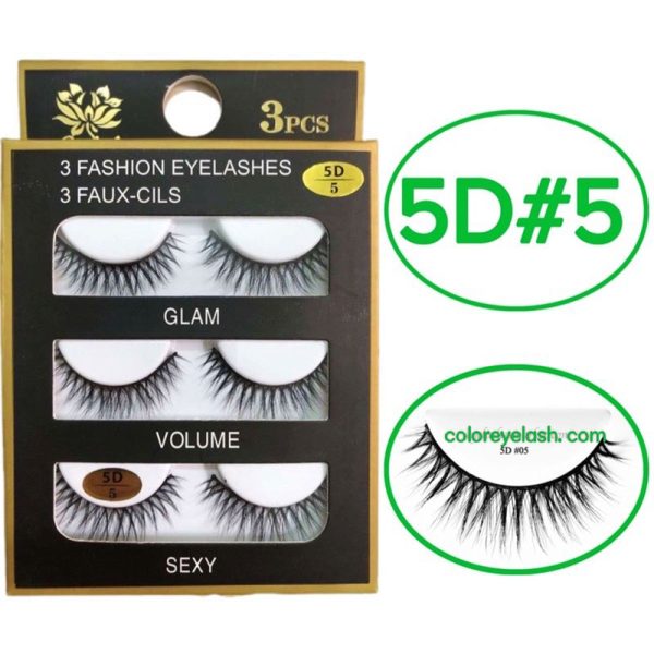 3d Faux Mink Eyelashes ( 3 Pairs)