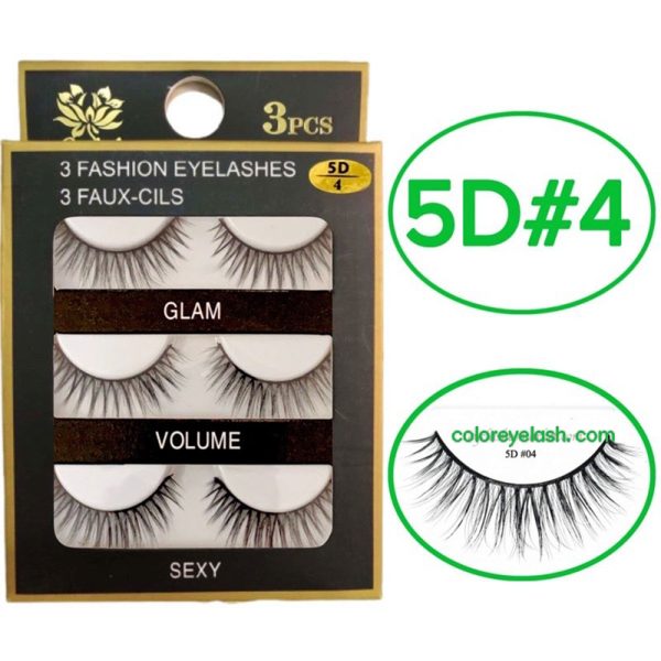 3d Faux Mink Eyelashes ( 3 Pairs)