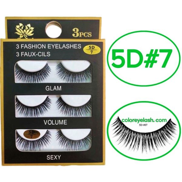 3d Faux Mink Eyelashes ( 3 Pairs)