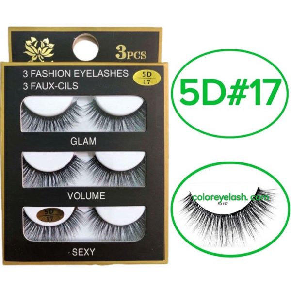 3d Faux Mink Eyelashes ( 3 Pairs)