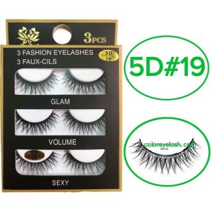 3d Faux Mink Eyelashes ( 3 Pairs)