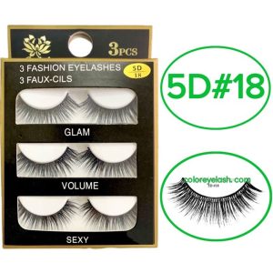 3d Faux Mink Eyelashes ( 3 Pairs)